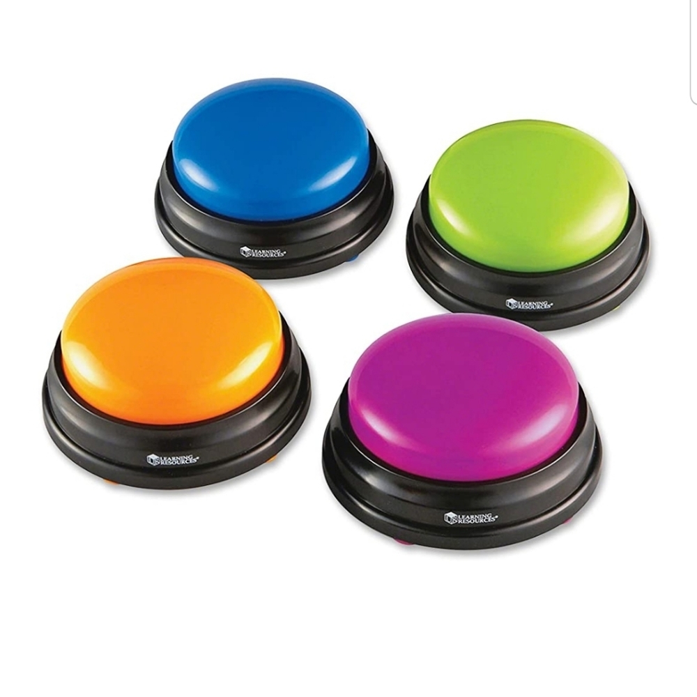Kids answer buzzers